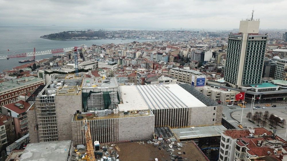 Yeni AKM'nin yüzde 80'i tamam! Son durum havadan görüntülendi