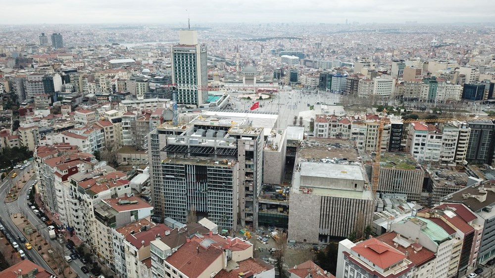 Yeni AKM'nin yüzde 80'i tamam! Son durum havadan görüntülendi