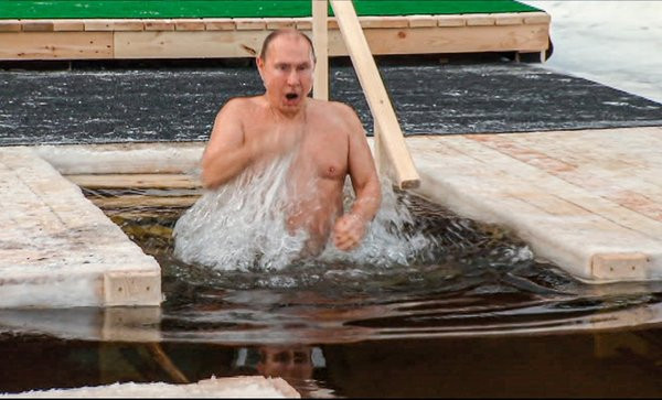 Rusya lideri Putin buz gibi suya girdi - Resim: 4