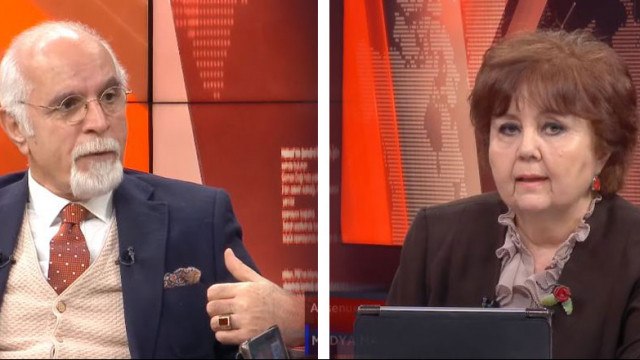Halk TV canlı yayınında ''bunak'' tartışması