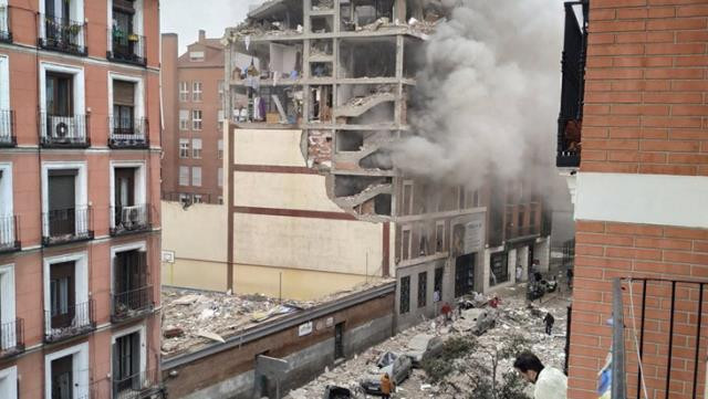 İspanya'da başkenti Madrid'de şiddetli patlama