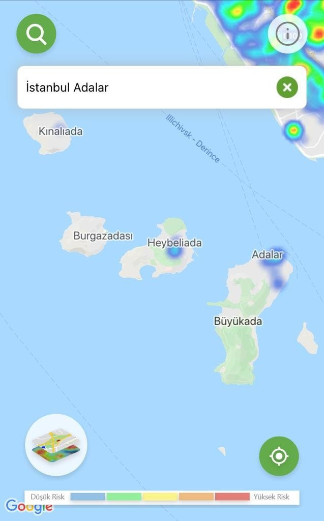 İşte ilçe ilçe İstanbul'un yeni koronavirüs haritası - Resim: 1