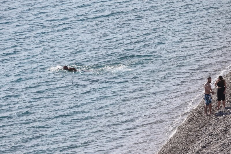 Antalya'da ocak ayında deniz keyfi - Resim: 1