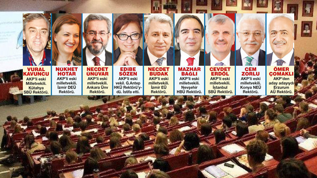 20 eski AK Partili rektör oldu