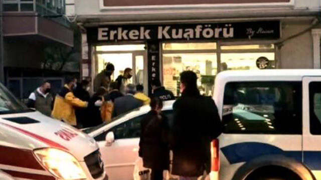 Kavgada yaralandığını berberde fark etti
