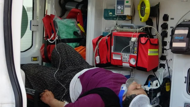 Miras davası nedeniyle bir kişi hastanelik oldu