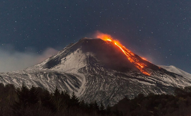 Etna Yanardağı’nda şiddetli patlama
