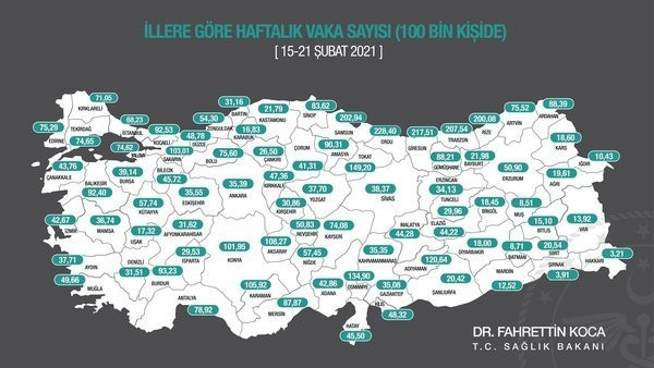 İşte normalleşmeye yakın iller - Resim: 1