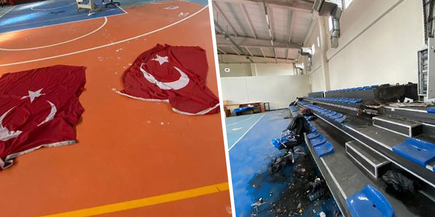 MHP'li belediyeye ait spor salonunda kahreden görüntü!
