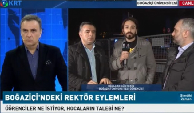 Türkiye Boğaziçi protestolarını KRT - Şimdiki Zaman'dan izledi