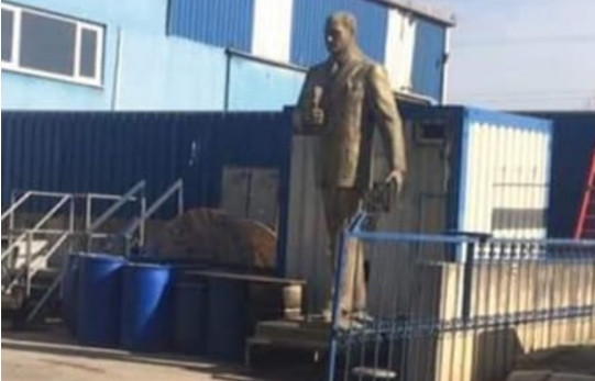 Atatürk heykeli hurdacıya satıldı iddiasına yanıt