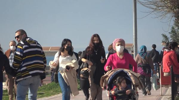 Sıcak havayı gören vatandaşlar sahillere akın etti - Resim: 4
