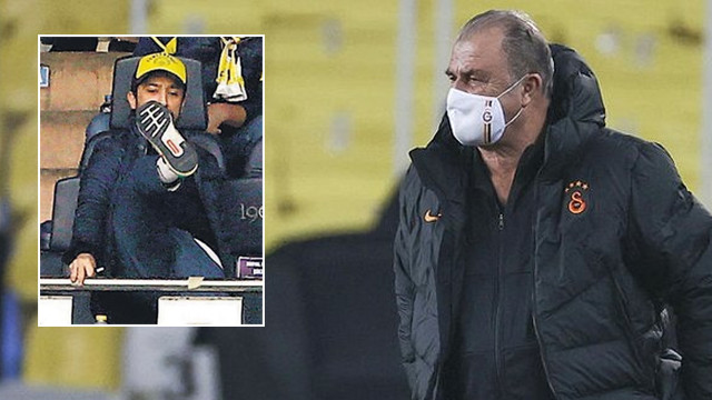 Derbi maçında Fatih Terim'in tepki gösterdiği görüntüler ortaya çıktı