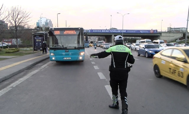 İstanbul'da toplu ulaşım araçlarına denetim