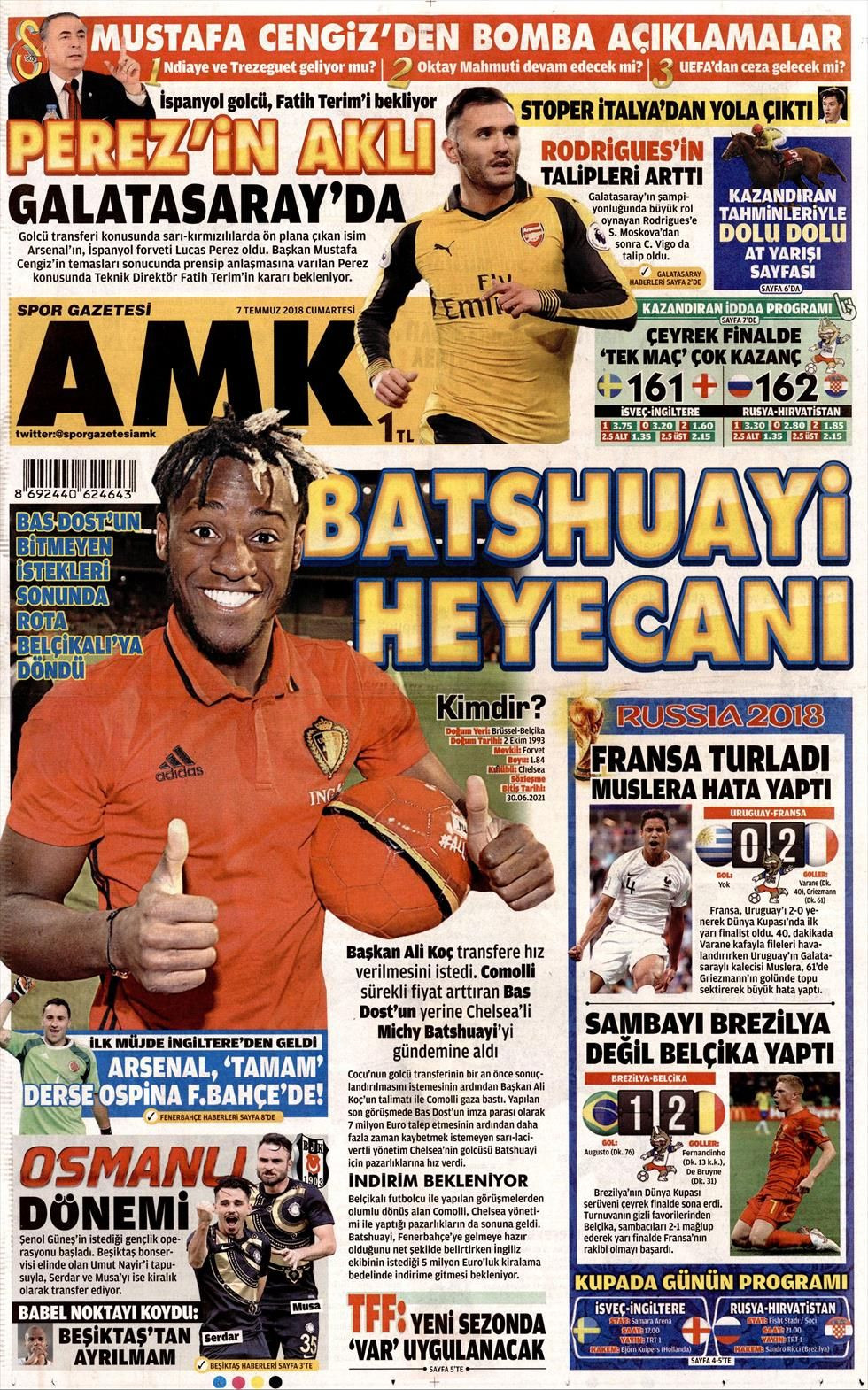 Amk Gazetesi 07 Temmuz 2018 Anasayfasi Haber3