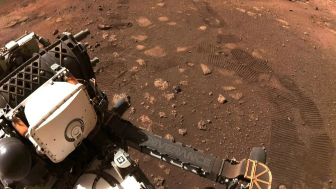 Perseverance, Mars'ta ilk test sürüşü