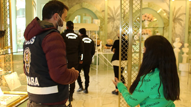 Başkent Ankara'da korona virüs denetimi