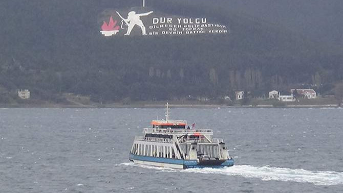 Gökçeada ve Bozcaada'ya feribot seferleri durdu