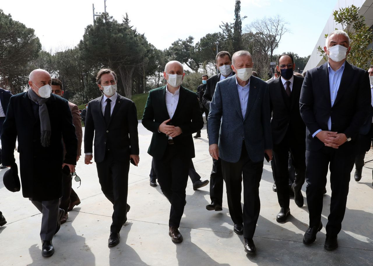 Erdoğan, Çamlıca Kulesi'nde
