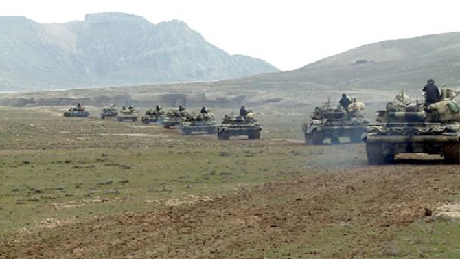 Azerbaycan ordusundan dev gövde gösterisi