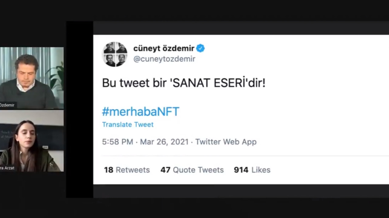 Cüneyt Özdemir, Türkiye’nin en pahalı NFT tweetini sattı
