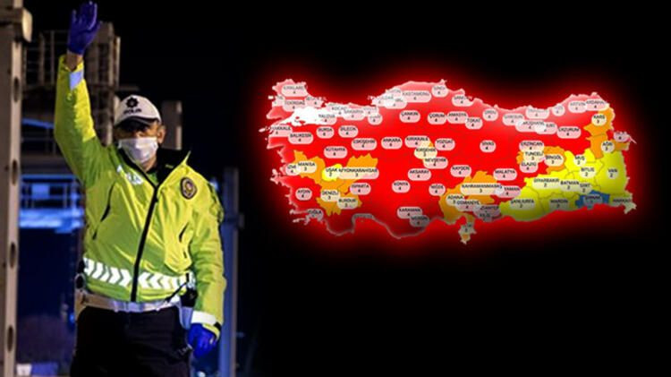 58 ilde sokağa çıkma kısıtlaması başladı! İşte tüm detaylar - Resim: 1