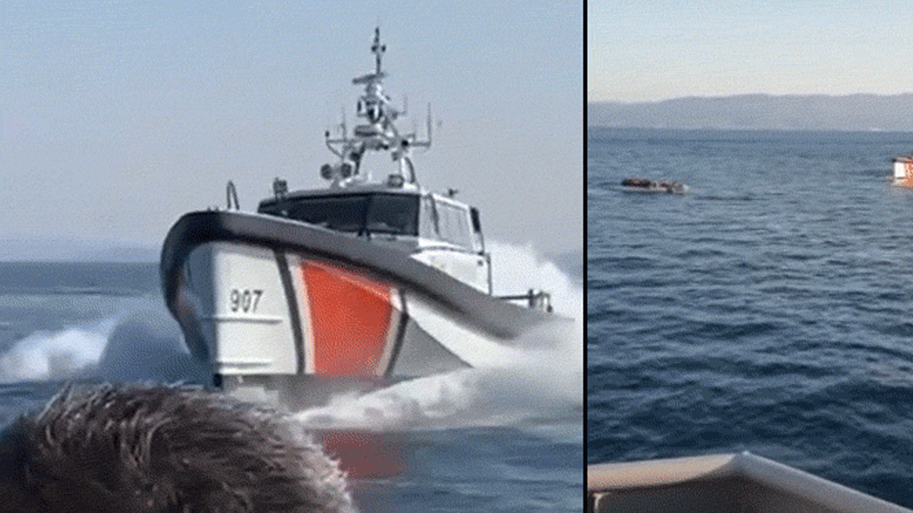 Ege'de sıcak temas! Yunan teknesi neye uğradığını şaşırdı