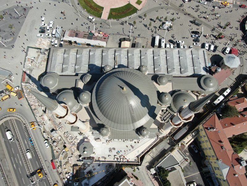 Taksim Camii’nin son hali havadan görüntülendi Haber3