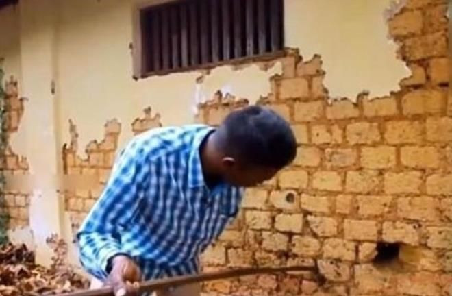 Duvardan gelen sesleri kontrol etmek istedi, hayatının şokunu yaşadı - Resim: 3