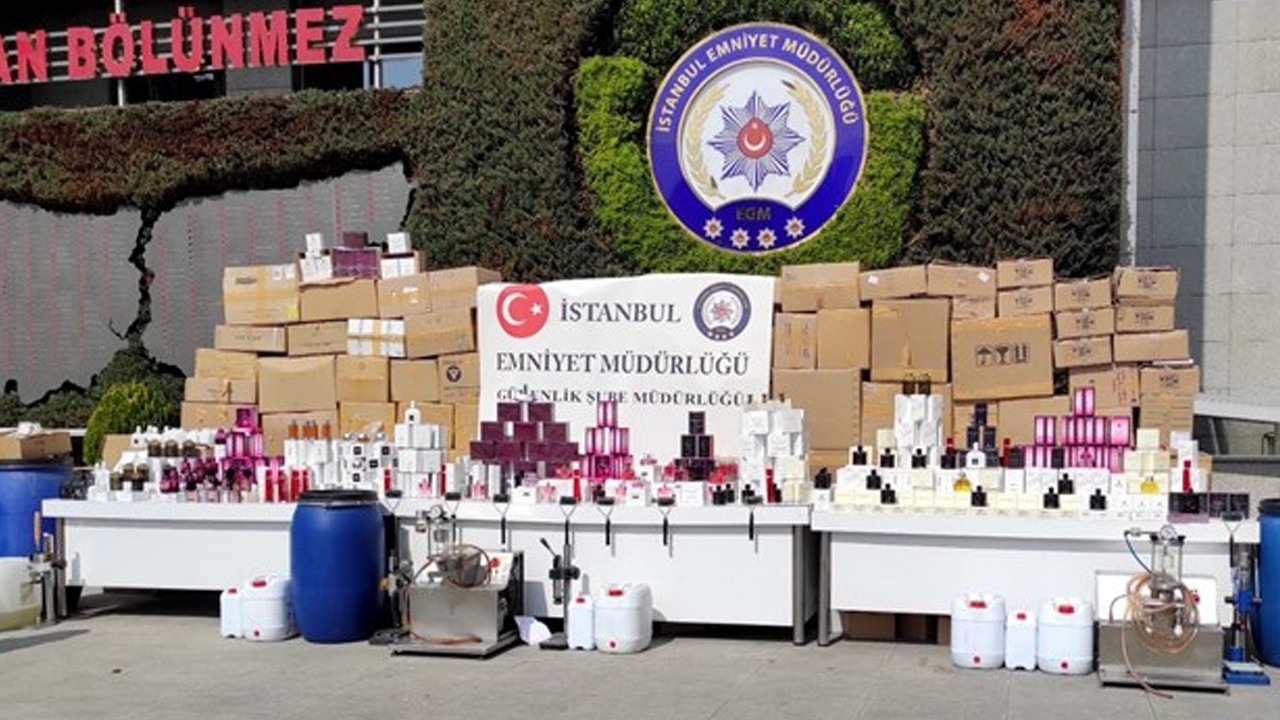 İstanbul’da 18 milyon liralık parfüm operasyonu