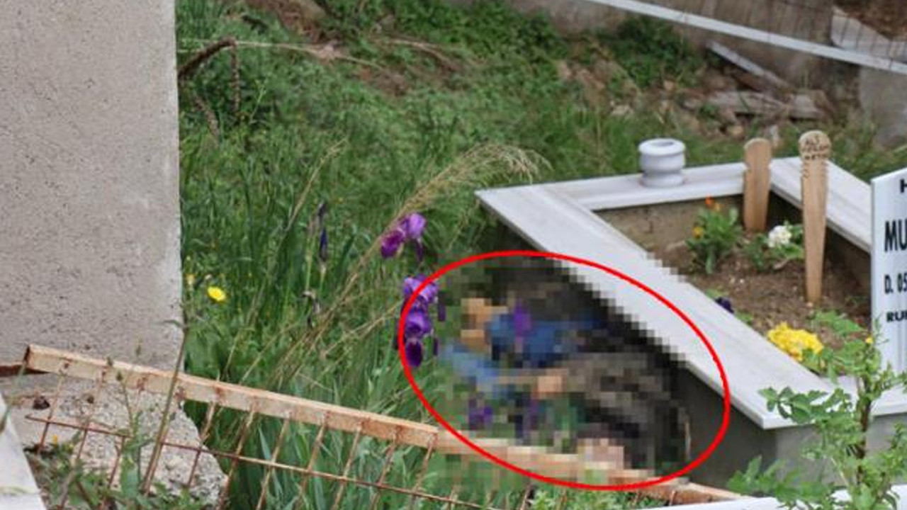Dua etmek için gittiği mezarlıkta oğlunun cesedini buldu