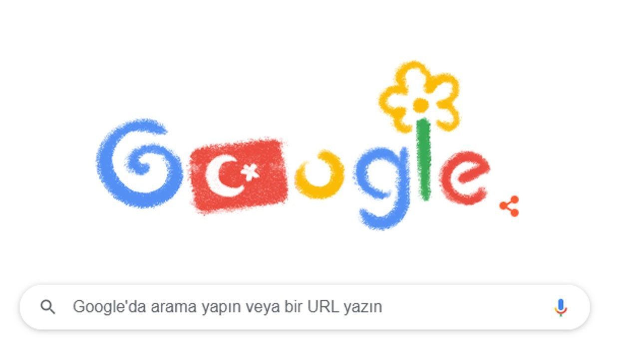 Google'dan 23 Nisan'a özel doodle