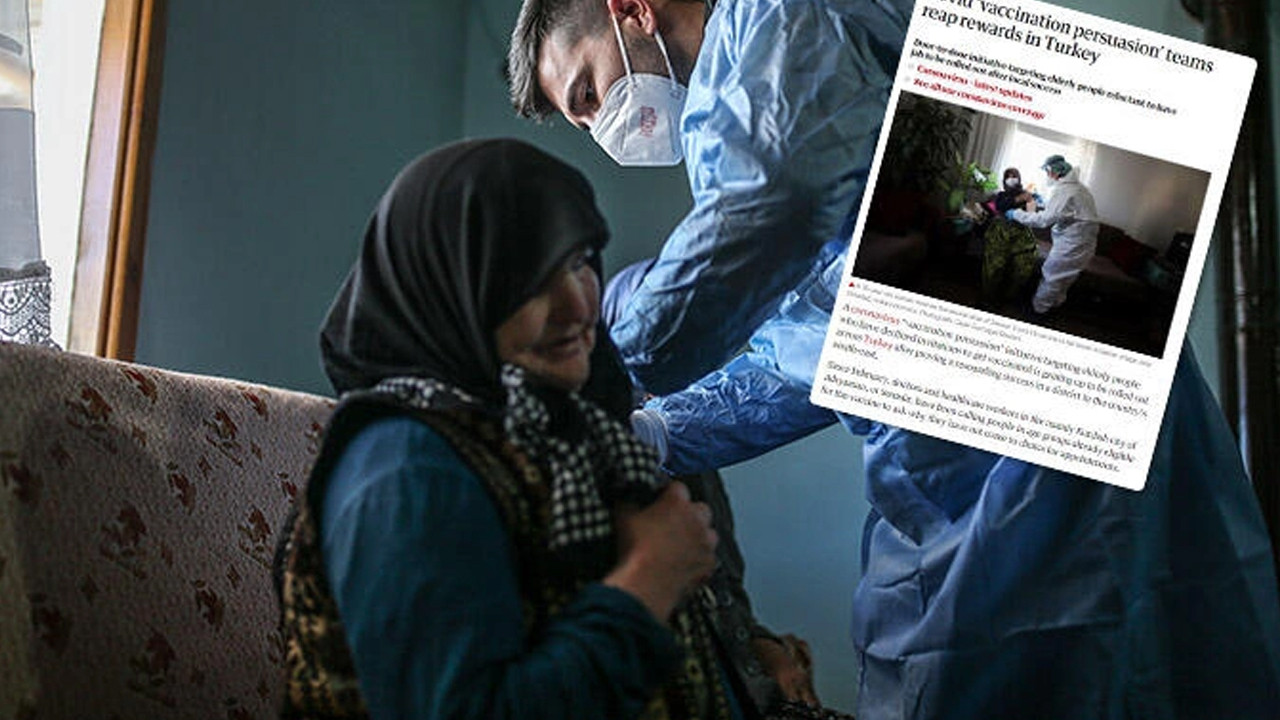 Türkiye'nin 'aşı ikna timleri' dünya basınında