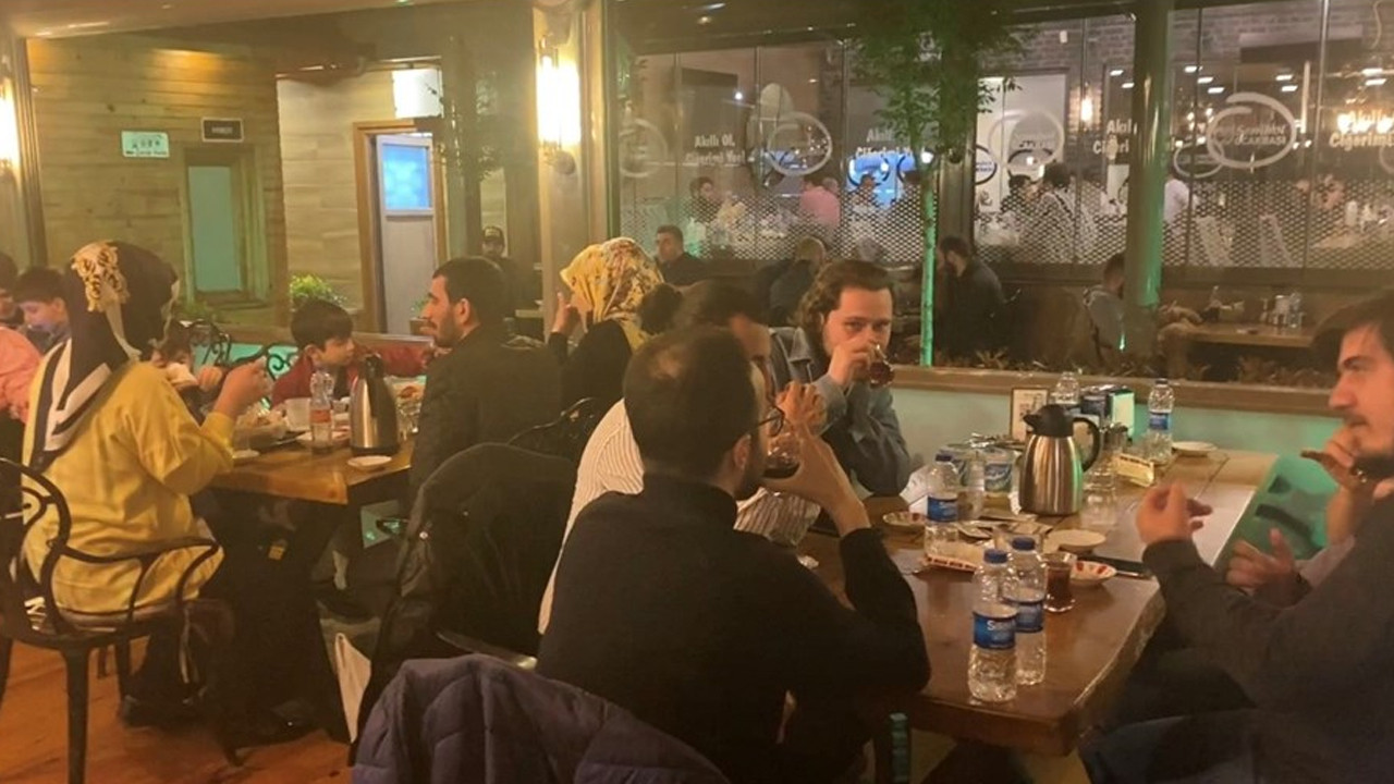 İstanbul'da kaçak iftara polis baskını