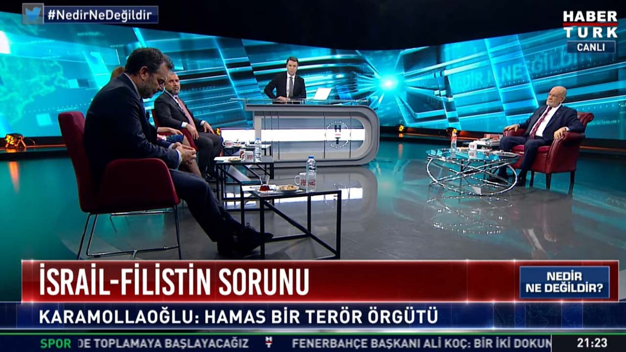 Habertürk canlı yayınında skandal hata: Karamollaoğlu panikledi
