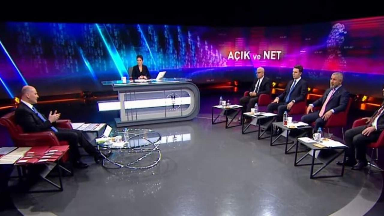 Bakan Soylu'nun Habertürk yayınında kim kaç dakika konuştu?