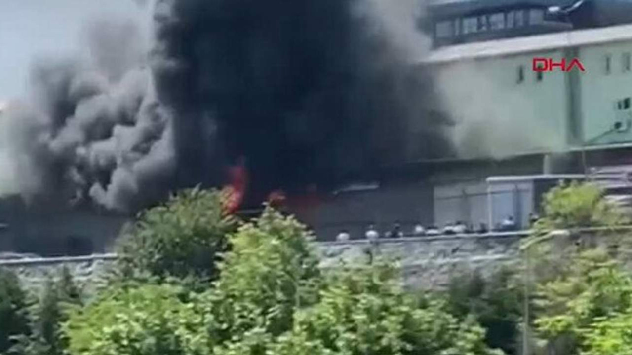 Bayrampaşa halinde yangın