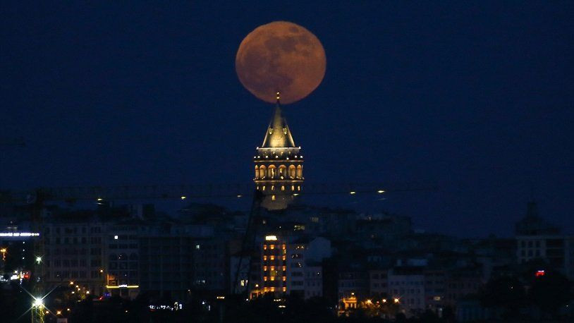 İstanbul'dan 'Süper Ay' manzaraları - Resim: 1