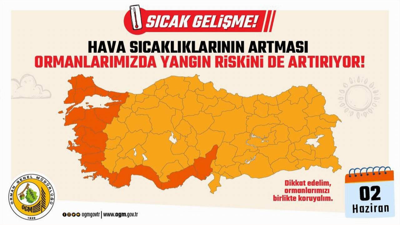 Türkiye'nin cennetleri için risk haritası açıklandı