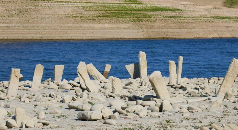Baraj suları çekilince ortaya çıktı - Resim: 1