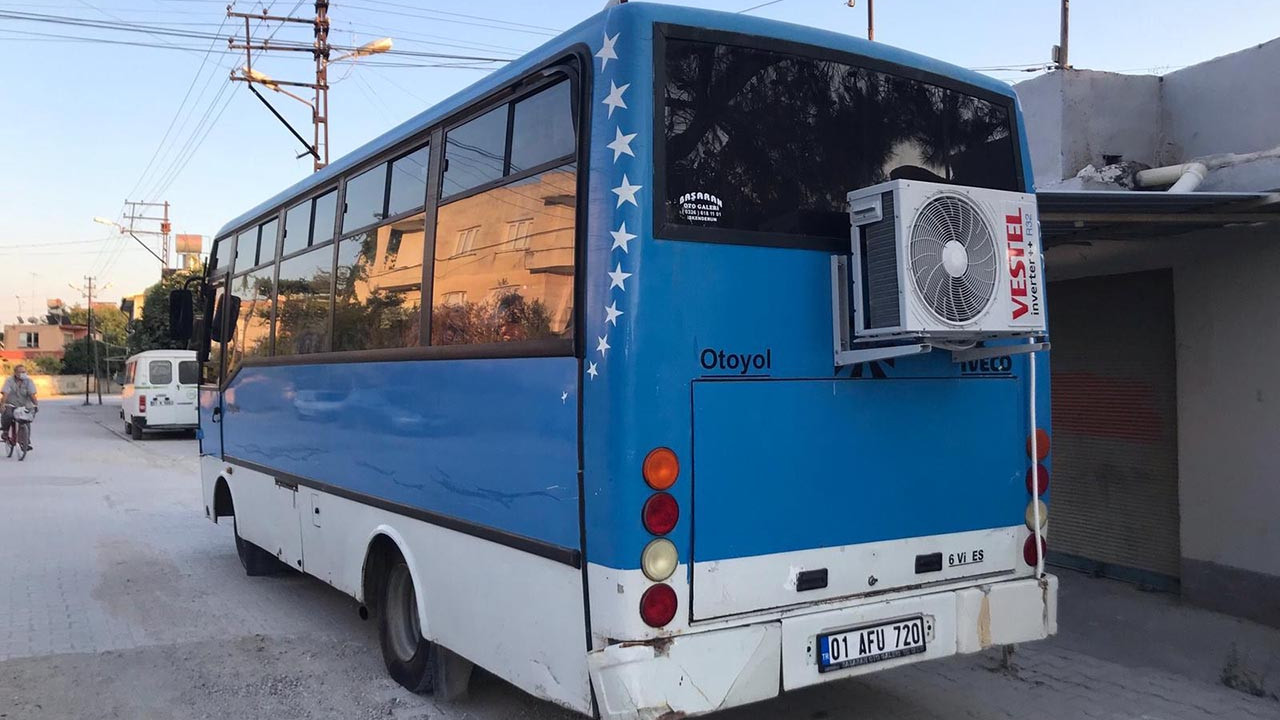 Bu otobüsü gören şaşıp kaldı! İçinde yok yok