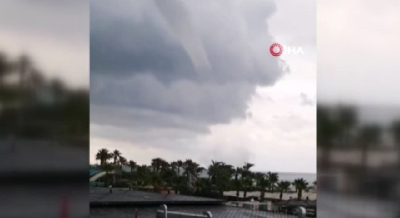 Antalya'da korkutan hortum kamerada - Resim: 4