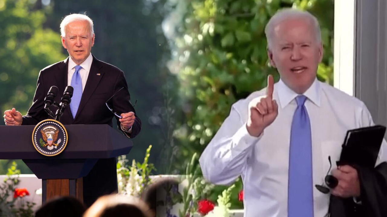 Biden'ın basın toplantısında gergin anlar! Muhabiri böyle azarladı
