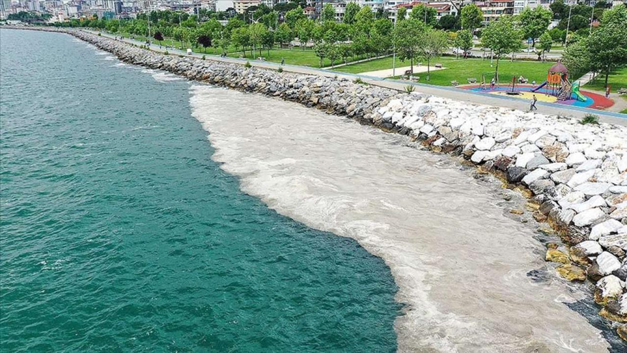 Marmara Denizi'ndeki müsilajın son durumu uzaydan görüntülendi