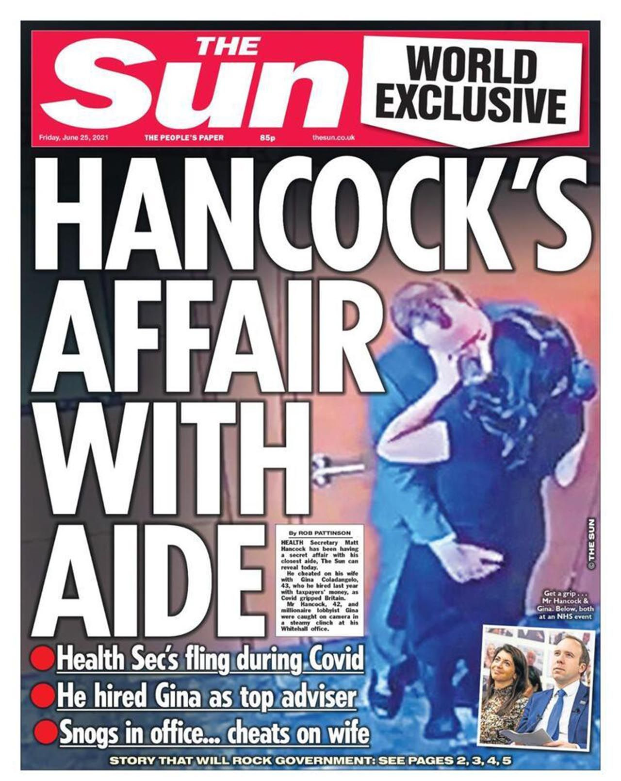 İngiltere bu skandalla çalkalanıyor! Sağlık Bakanı eşini aldatırken yakalandı - Resim: 2