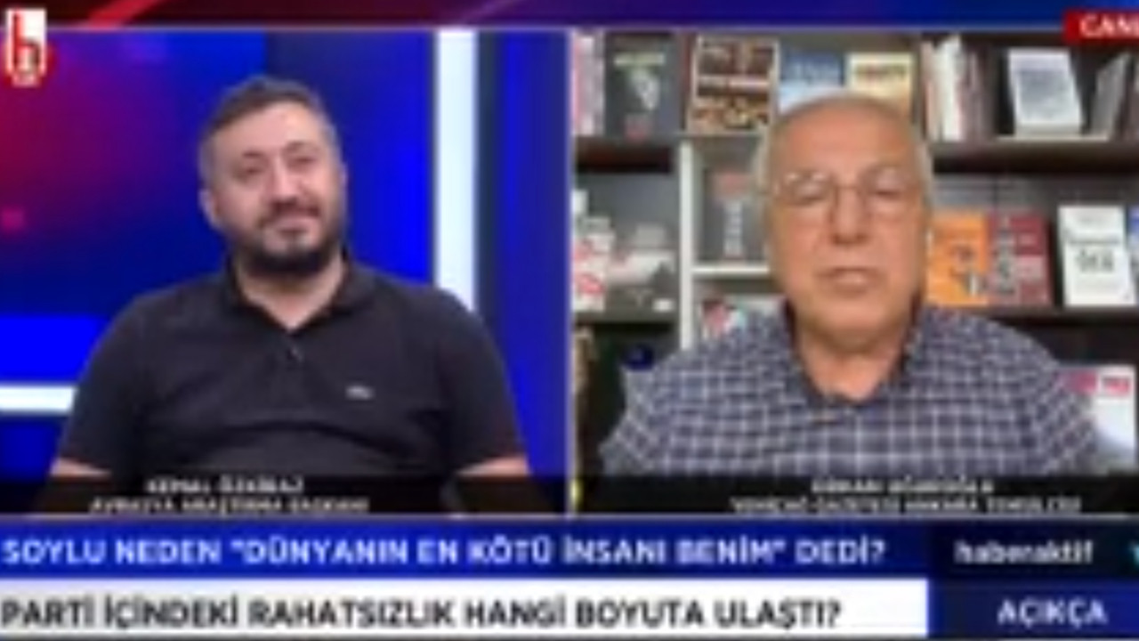 Canlı yayında Erdoğan kavgası: ''Erdoğan'ın adaylığı hukuki değil, anket firmaları sormasın''