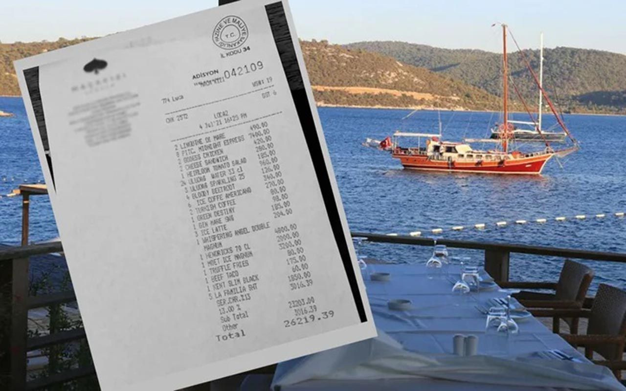 Bodrum'da restoranda gelen 26 bin TL'lik hesap sosyal medyada olay oldu - Resim: 2