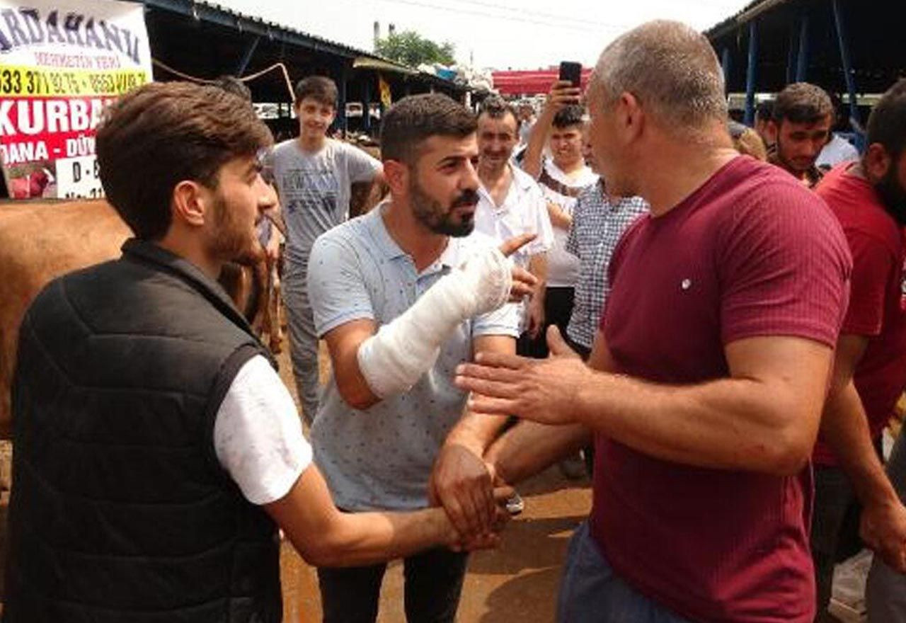 Kol çıkartan kurbanlık pazarlığı - Resim: 1
