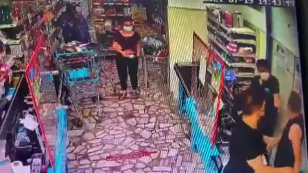 Kasiyere ''orkid'' dayağı! Kasiyeri ''karıma orkid diyemezsin'' deyip darp etti!