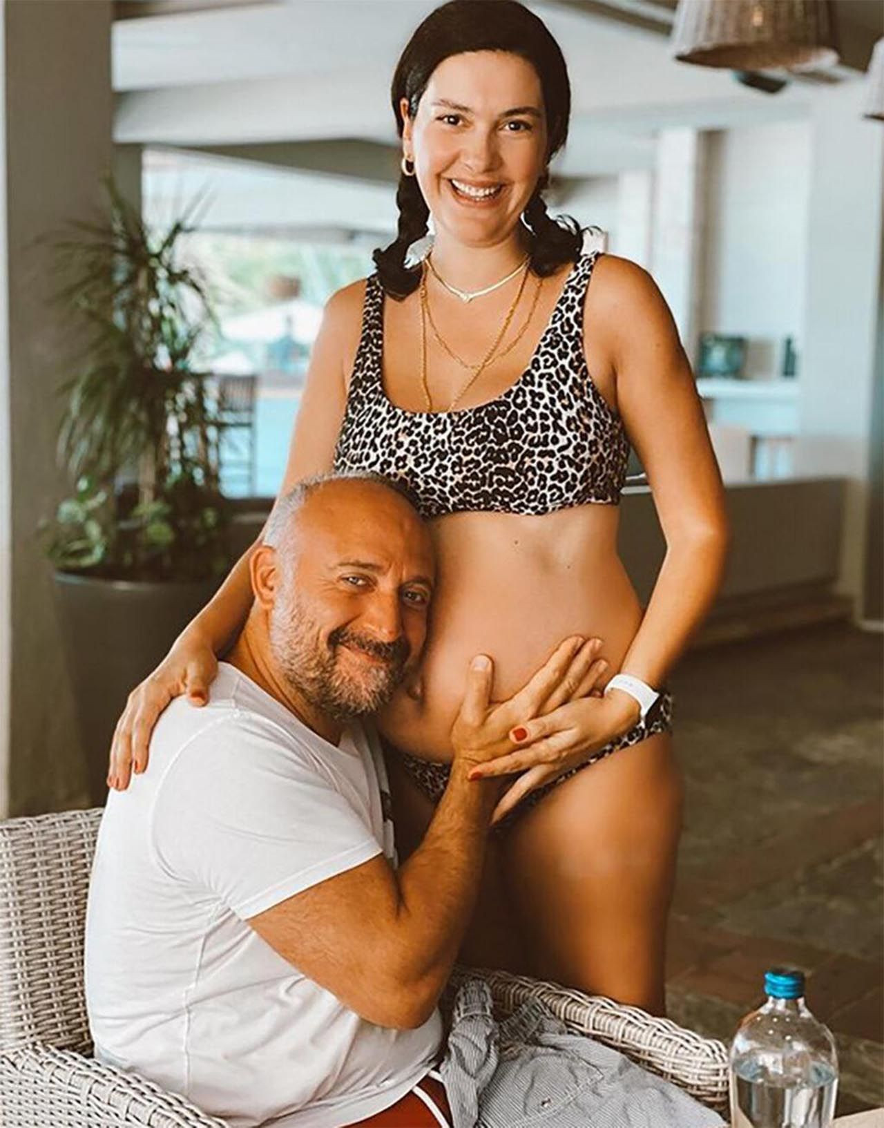 3'üncü kez hamile kalan Bergüzar Korel ve eşi Halit Ergenç'ten tatil pozları - Resim: 3